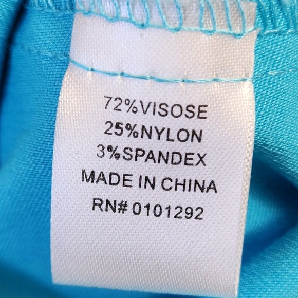 Lulu B Skirt Womens Sz 16 Turquoise Athleisure Golf Tennis Pickleball Stretch - Picture 7 of 10